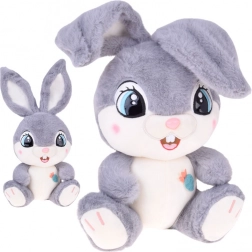 Plush Bunny 40 cm – adorable gray Jagódek with bendable ears
