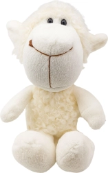 Mouton en peluche avec ventouse blanc 23 × 12 cm