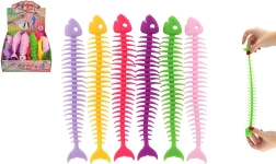 Jouet antistress extensible en forme d’arête de poisson en silicone