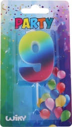 Partykaars nummer 9 Regenboog
