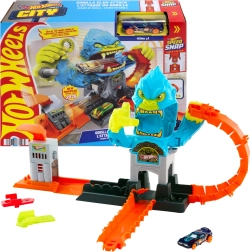Hot Wheels City Hungry Gorilla – Gorilla Slam – race track with car