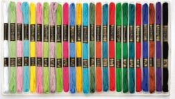 Playbox embroidery and crafting cotton threads, 25 pcs