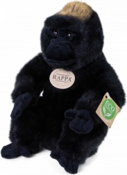 Sitting plush gorilla 23 cm eco-friendly