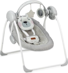 Schommelwip met melodieën MoMi Liss beer roze