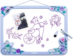 Djeco magnetisch uitwisbaar bord zebra met houten lijst