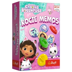 Pexeso Cat Memos TREFL – Gabby’s Dollhouse