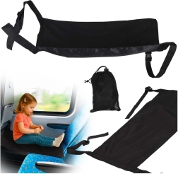 Travel lounger and seat extender for children on planes and trains