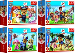Minipuzzel Paw Patrol - 54 stukjes, 4 soorten