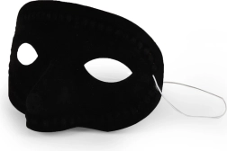 Elegante zwarte masker