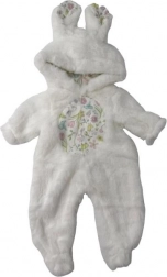 Konijnen-overall voor poppen 40-43 cm