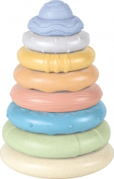 Toren van ringen op een staaf 20 cm