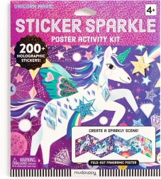 Set glinsterende stickers met Magische Eenhoorns