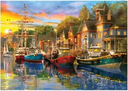 Puzzle Lights in the Harbor 1500 pieces