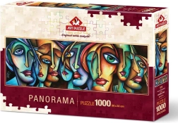 ART PUZZLE Panoramic Puzzle Faces 1000 Pieces