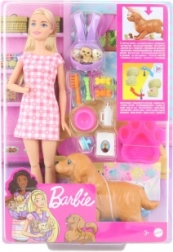 Barbie naissance des chiots ensemble de jeu