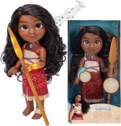 Disney Princess zingende pop MOANA met tatoeage en peddel 35 cm