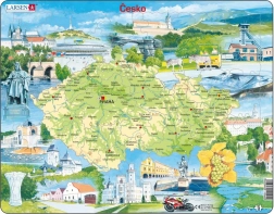 Larsen-Puzzle Wahrzeichen der Tschechischen Republik 78 Teile