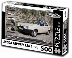Puzzle RETRO-CARS Škoda Favorit 136 L 500 pieces