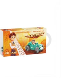 Mini Waffle vintage car turquoise