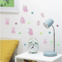 Lichtgevende muurstickers Peppa Pig