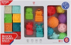 Grote set baby speelgoed voor zintuiglijke ontwikkeling van Huanger