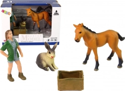 Figure Set – Light Horse and Animals