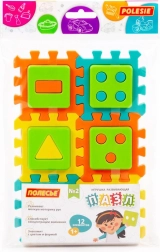 Puzzle d’insertion en bois pour enfants 3+