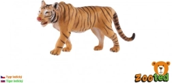 Plastic tiger figurine – realistic 13.5 cm model