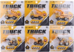 Metalen bouwvoertuig 9 cm