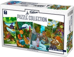 Puzzel La Fontaine’s fabels 4-in-1 (24, 35, 48, 60 stukjes)