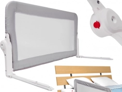 Protective Bed Rail Foldable 200 cm Grey