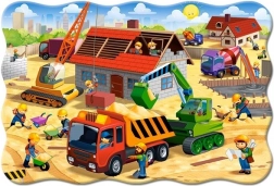 MAXI Puzzle 20 Pieces – House at the Construction Site