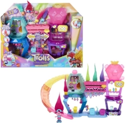 Trolls Mount Rageous coffret de jeu avec poupée Poppy et plus de 25 accessoires