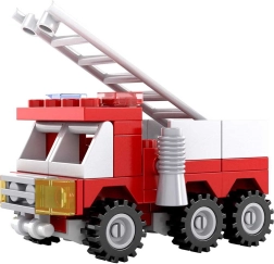 compatibele bouwset BLOXO brandweer – auto, 53 stukjes