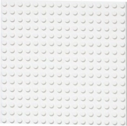 Dubbelzijdige bouwplaat 16x16 wit