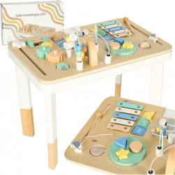 Kinder Montessori activiteitentafel LULILO LUDO – mintgroen
