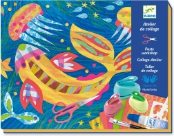 Creatieve papieren collages Djeco