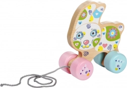 Pull-Along Wooden Rabbit Cubika