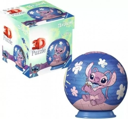 3D puzzlebal DISNEY Stitch & Angel 54 stukjes van Ravensburger