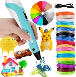 Woopie 3D Pen for Kids with LED Display – Creative Set