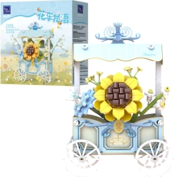 Jeu de construction Pantasy – chariot floral avec tournesol, 265 pièces