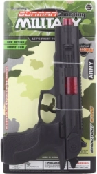 Plastic pistool voor kleine soldaten