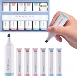 Set of Mini Highlighters in Pastel Colors 6 Pcs