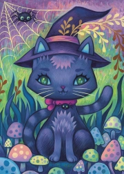 Puzzle HEYE Dreaming: Witch Cat 1000 pieces
