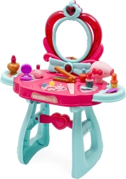 Children's vanity table with mirror and magic wand