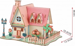 houten 3D-puzzel Zonnebloem landgoed