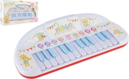 Kinder-Keyboard mit Tierstimmen 35 cm, batteriebetrieben mit Sounds