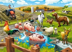 Puzzle 70 Pieces Life on the Farm