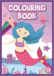 A4 Coloring Book – Sea Fairies, 72 pages