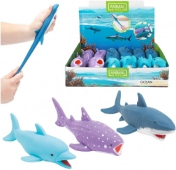 Rekbaar antistress zee-diertje van siliconen gevuld met zand